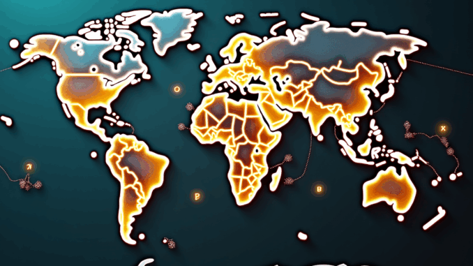 AI generated globe image