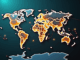 AI generated globe image